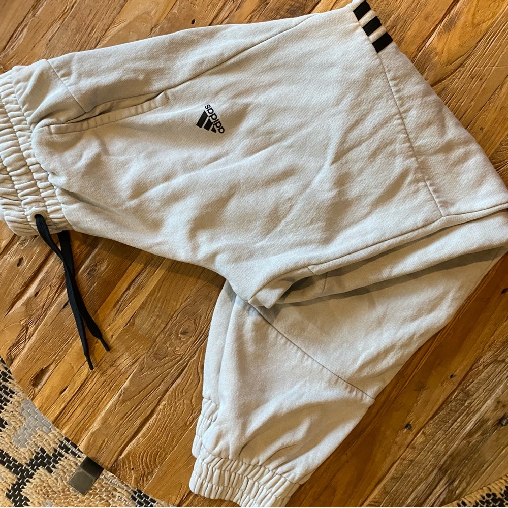 ADIDAS women’s beige/black joggers